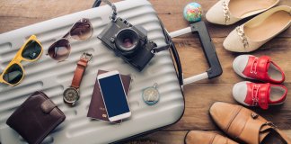 Family preparing for Iceland trip with kids