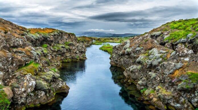 The Silfra Fissure in Iceland's Thingvellir National Park