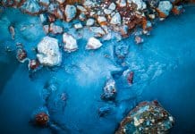 Colorful, bubbling mud and rocks in Hverir in Iceland's Diamond Circle