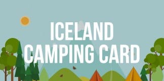 Information about Iceland Campingcard vector drawing