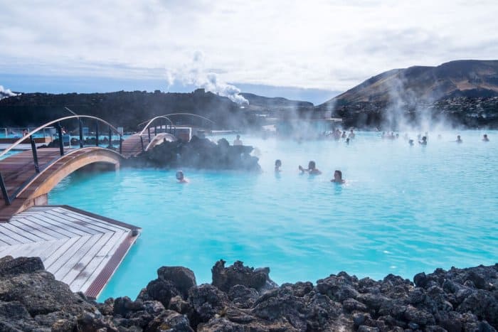 The Blue Lagoon geothermal spa is one of the most popular things to do in Iceland