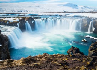 Godafoss waterfall and the Diamond Circle route are a must do on any Iceland itinerary