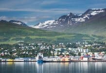 24 hours in Akureyri, North Iceland
