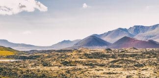 Camping in Iceland in April and May landscape