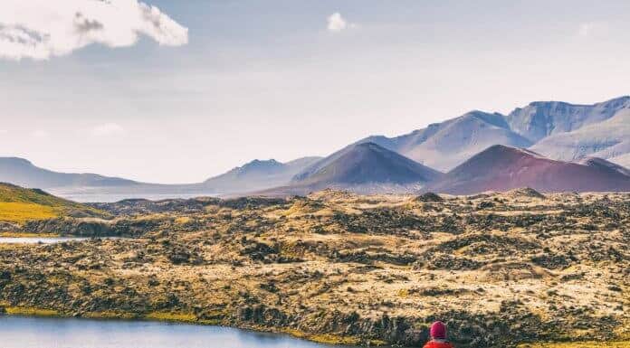 Camping in Iceland in April and May landscape