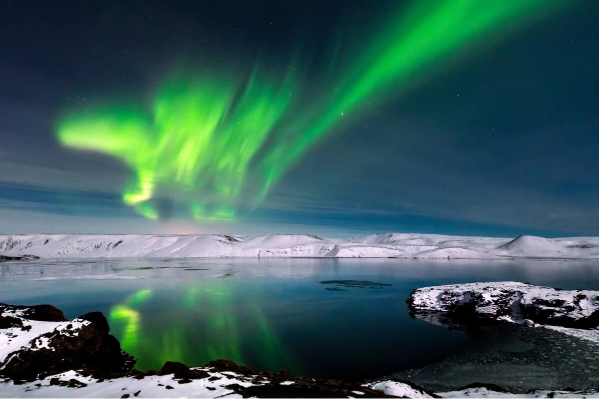 Does Iceland get polar nights with Northern Lights?
