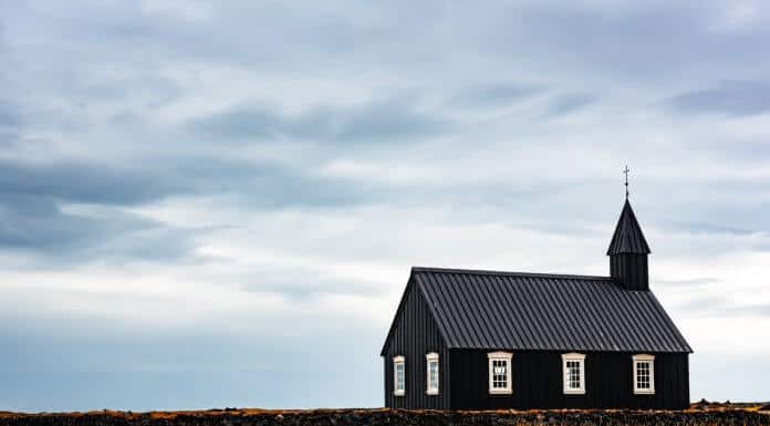 One of Iceland's prettiest churches is the Budir black church