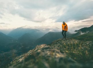 Iceland solo travel man in the Highlands